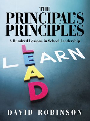 cover image of The Principals Principles